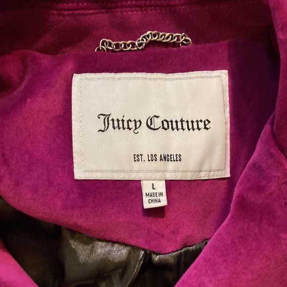 Juicy Couture Pink Jacket Size L - Picture 2 of 3